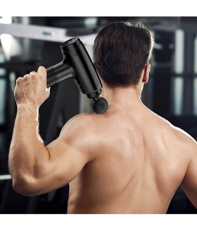 Rechargeable Deep Tissue Body Massager Gun – Muscle Relaxation & Pain Relief