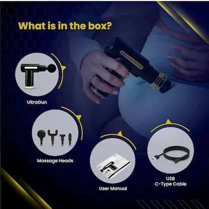 Rechargeable Deep Tissue Body Massager Gun – Muscle Relaxation & Pain Relief